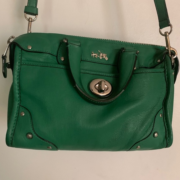 Coach Green Handbag - Picture 1 of 7